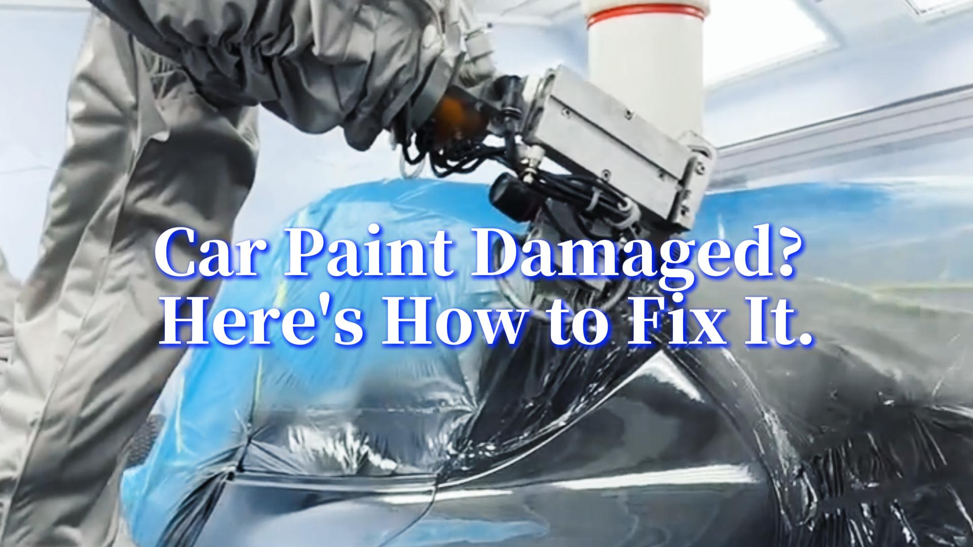 Easy Car Paint Repair — Three Steps to Restore Factory Shine